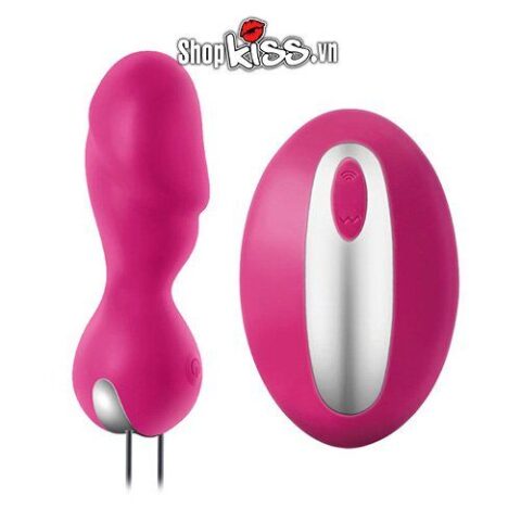 Thiết kế sang trọng của trứng rung Zemalia KAY DC80B với remote đi kèm, thể hiện đẳng cấp sextoy cao cấp