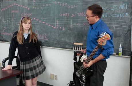 12685933_009_bcb3 Hopeless music student Dolly Leigh finds her true talent in classroom blowjob