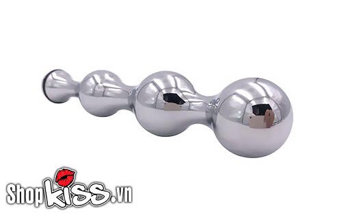 Chất liệu kẽm không gỉ an toàn của dụng cụ hậu môn Anal Plug Beads HM78K