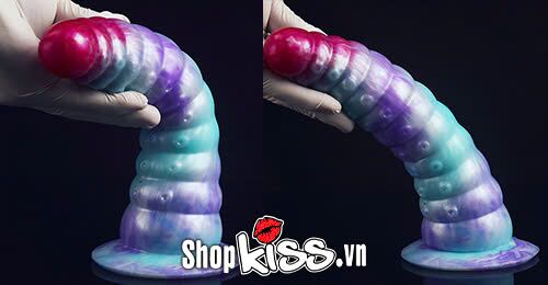 Cận cảnh chất liệu silicone y tế mềm dẻo của đồ chơi hậu môn FAAK HM77A
