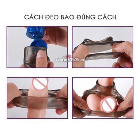 Hướng dẫn đeo vòng silicon BD10G đúng cách để làm tình lâu ra