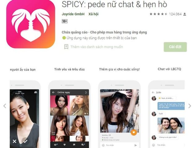Tính năng kết nối và trò chuyện trên SPICY