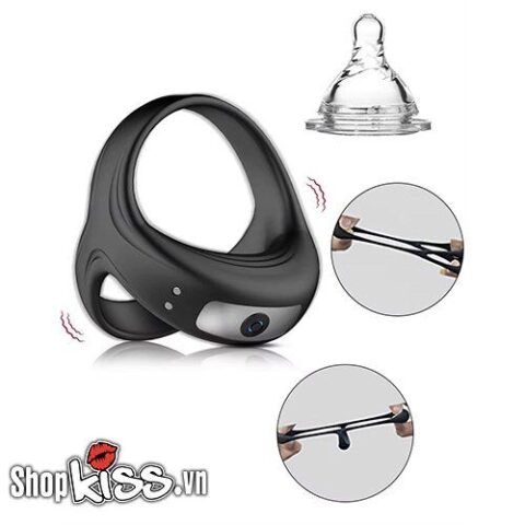  cận cảnh chất liệu silicone y tế an toàn của vòng rung tròng bìu