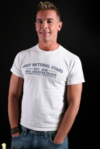 Athletic guy Slade shows off his muscular body & wanks his hard cock up close