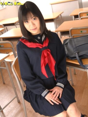 25590124_001_18d6 Hot Japanese schoolgirl Saya Misaki gets stripped in the classroom