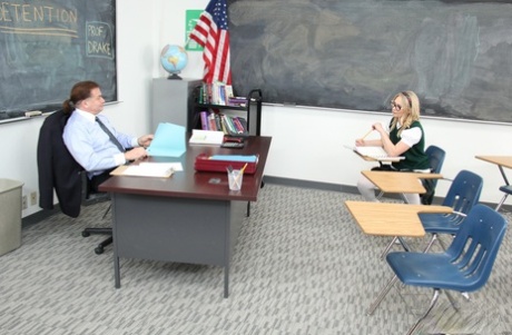 26107134_014_62bb Hot schoolgirl Dakota James with tiny tits gets rimmed & jizzed in detention