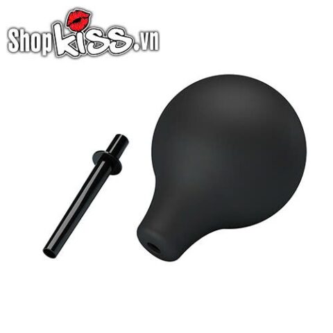 Chất liệu cao su y tế cao cấp, an toàn của Bình xịt rửa hậu môn Baile Mr Play Anal Douche BLKB