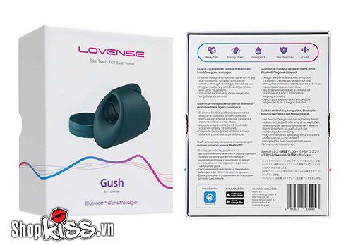 Hình ảnh cận cảnh chất liệu silicone mềm mại của Lovense Gush
