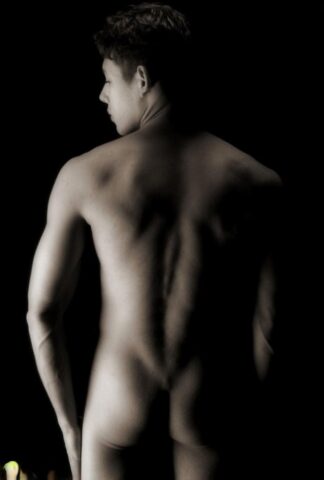 Handsome gay Latino Carlos Ramos undresses and jacks off his big cock