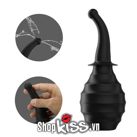 Đầu vòi Bình xịt rửa hậu môn Baile Mr Play Anal Douche BLKM6 có nhiều lỗ phun tia nước