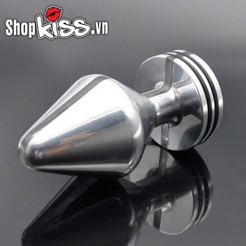 Thiết kế đầu nhọn hình mỏ vịt của Phích cắm hậu môn xung điện Butt Plug Anal Speculum dễ dàng thâm nhập