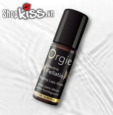 Cận cảnh đầu lăn son bóng Orgie Electric Fellatio mang lại hiệu ứng rung tê độc đáo khi sử dụng