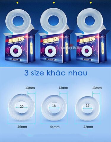 Nơi bán Vòng silicon chống xuất tinh sớm Leten Super Cock DC70H giá rẻ
