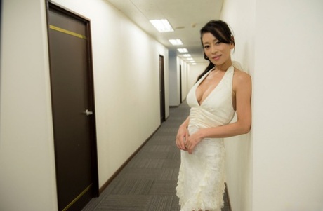 42354845_001_1b66 Sexy Japanese MILF Rei Kitajima gives a hot BJ to a stud and eats his cum