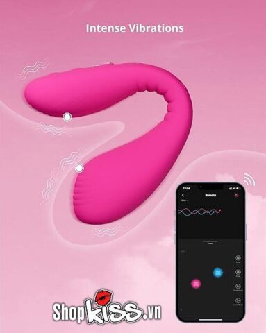Thiết kế hai đầu rung chuyên biệt của Lovense Dolce kích thích điểm G và âm vật