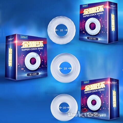 Vòng silicon chống xuất tinh sớm Leten Super Cock DC70H cho quý ông