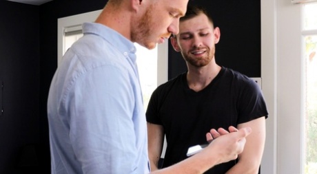 Amateur gay studs Dacotah Red & Jacob Peterson having hardcore anal sex