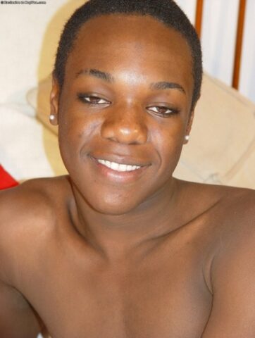 Black twink with a massive dick Rodney undresses and masturbates