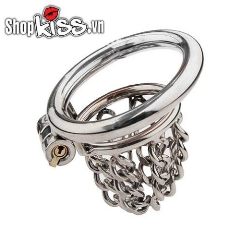 Khóa dương vật thép không gỉ dây xích - món đồ chơi BDSM hấp dẫn cho các cặp đôi khám phá giới hạn