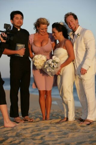 61412650_011_ad3d Brunette pornstar Sienna West having a sexy wedding day with her girl Kelly