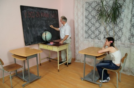63905184_004_23c0 Hot pigtailed teen Iren gets spit roasted by two old teachers in the classroom
