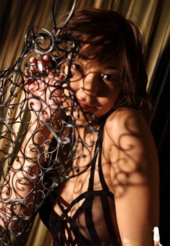 64826935_002_b2df Fuckable asian chick posing in sheer bottomless nylon suit