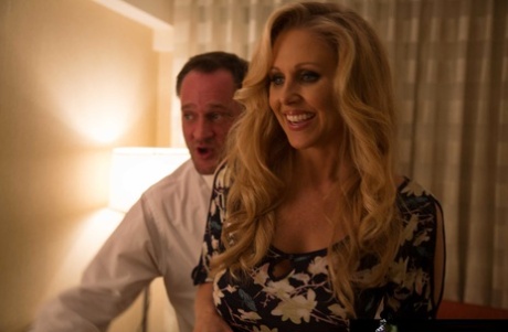 68513225_029_81d3-1 Fantastic looking MILF with big tits Julia Ann rides a hot dick in lingerie