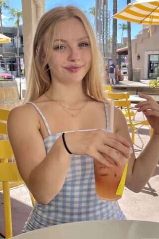 69919149_059_813d Petite blonde teen Kylie teases with her incredible big tits & ass in public
