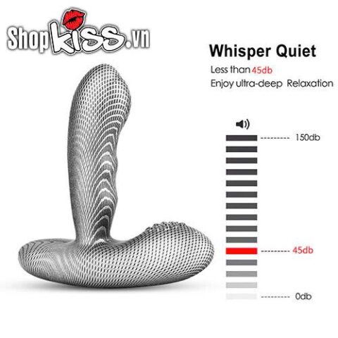 Sextoy hậu môn Levett Carbon Fiber hoạt động êm ái với điều khiển từ xa