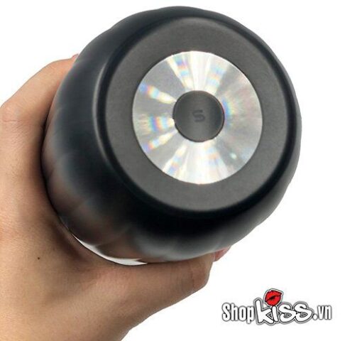 Nút điều khiển chế độ thụt và bật/tắt nguồn trên đế máy Svakom Alex Neo 2