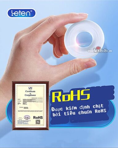 Vòng silicon chống xuất tinh sớm Leten Super Cock DC70H cho nam giới