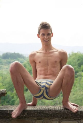 Blonde twink Tim Walker gets a thorough anal pounding after 69ing