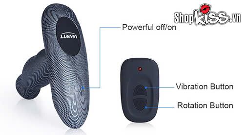 Hướng dẫn các nút điều khiển trên dụng cụ kích thích hậu môn Levett