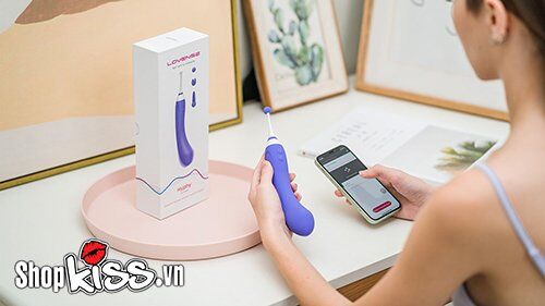 Máy rung Lovense Hyphy HYP1 điều khiển từ xa qua app Lovense