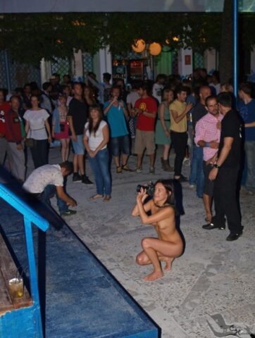 84659993_037_2376 Shameless amateur girls posing butt naked in public in front of cameras