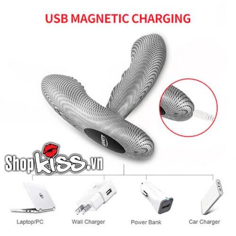 Dụng cụ kích thích hậu môn Levett Carbon Fiber sạc pin qua cổng USB tiện lợi