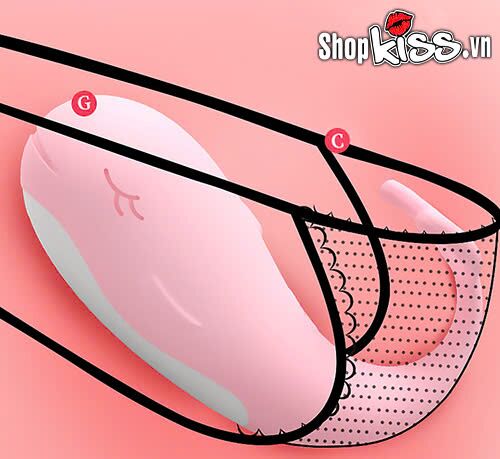 Trứng rung Little Whale nhỏ gọn, kín đáo có thể dùng mọi lúc mọi nơi