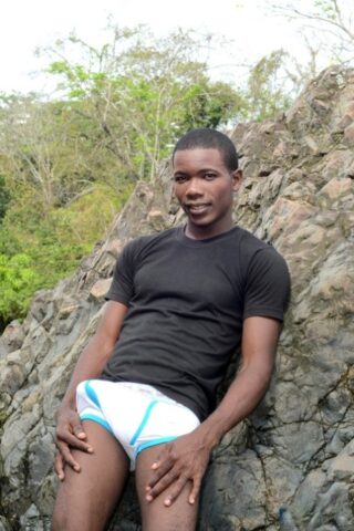 Black gay with a big dick Devon LeBron has IR outdoor sex with a hot twink