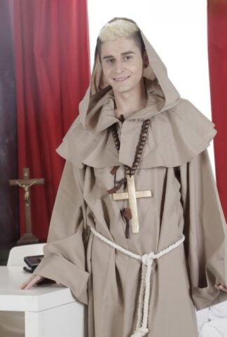 Gay priest Will Sims enjoys hardcore anal sex with a well-endowed monk