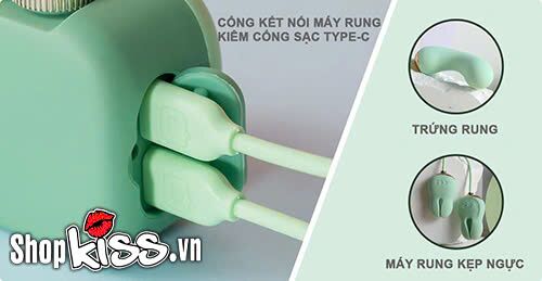 Cận cảnh cổng sạc Type-C tiện lợi trên máy massage Svakom Alberta