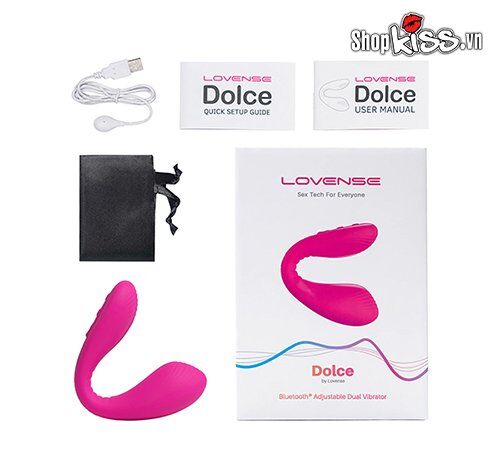 Trọn bộ sản phẩm Trứng rung Lovense Dolce chính hãng