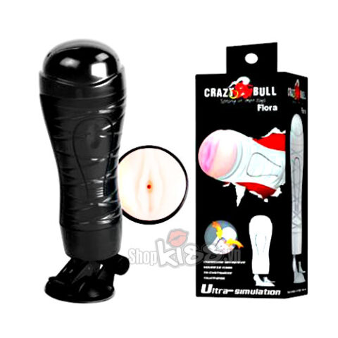 Âm đạo giả gắn tường rung bóp Crazy Bull Flora AD45 tại tphcm