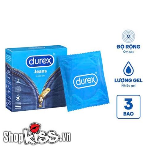 Bao cao su Durex Jeans tại shopkiss