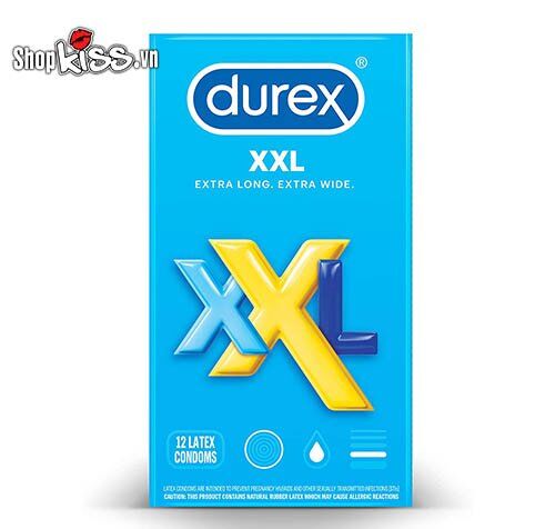 Bao cao su Durex XXL size lớn XXL1 giá bao nhiêu?