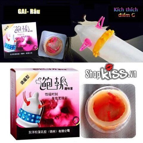 Bao cao su siêu gai râu cd22 tại hà nội