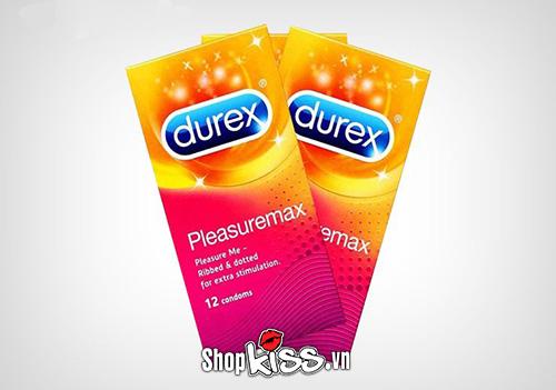 bao cao su gân gai Durex Pleasure Max chính hãng