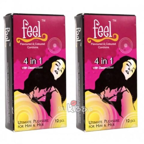 Bao cao su hương dâu kéo dài quan hệ Feel CD23 dành cho nam giới