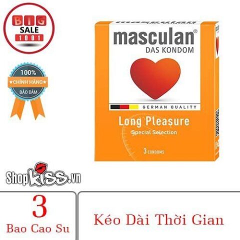 Bao cao su kéo dài quan hệ Masculan Đức giá bao nhiêu?
