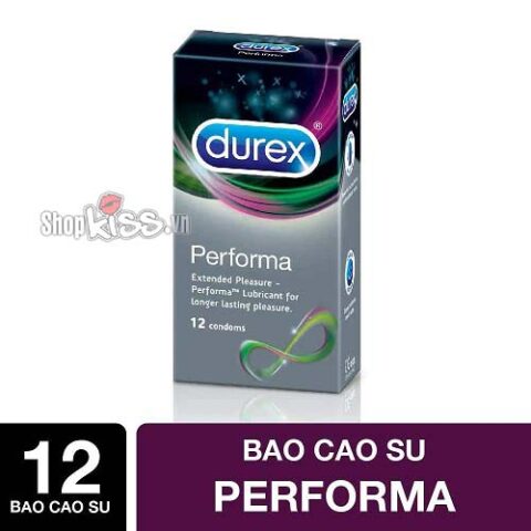 Bao cao su kéo dài thời gian quan hệ Durex Performa Hộp 12 cho các quý ông