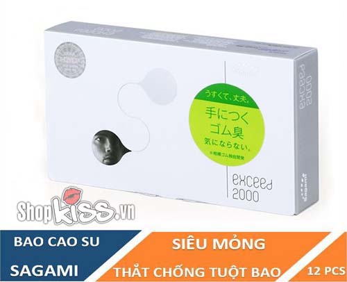 bao cao su sagami exceed 2000 chính hãng mua ở đâu